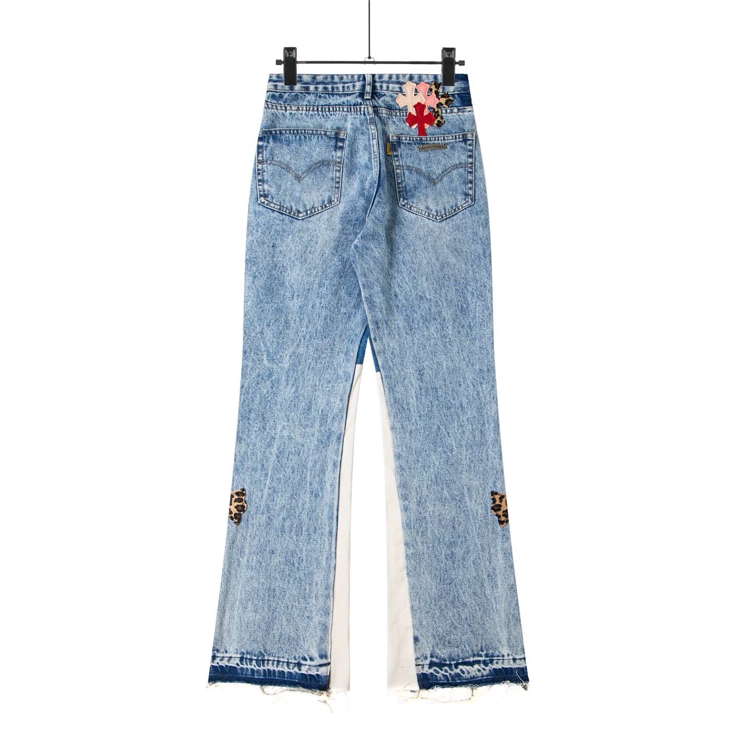 Calça Jeans Flare Chrome Hearts