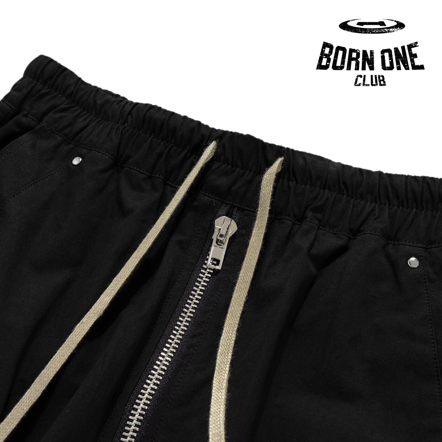 Rick Owens DRKSHDW Cargo Calça Black (Alta Qualidade)