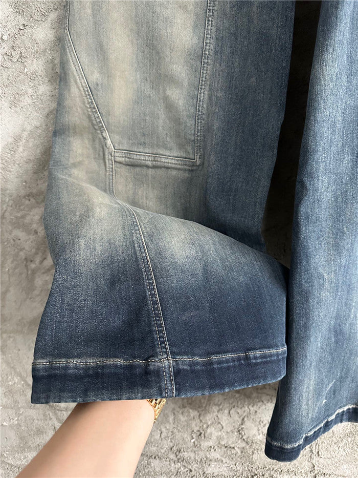 Rick Owens DRKSHDW Cargo Calça Jeans (Alta Qualidade)