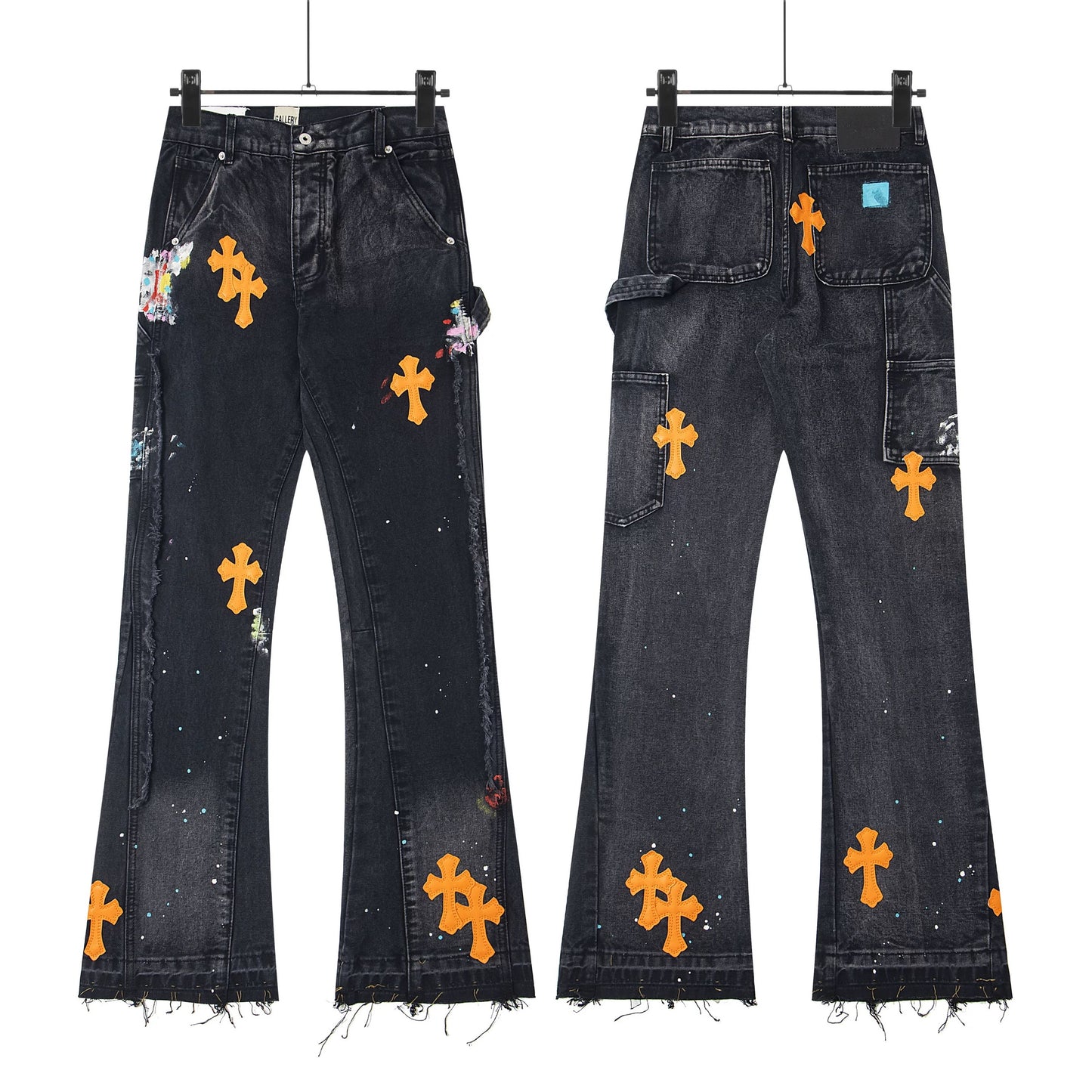 Calça Jeans Flare Chrome Hearts