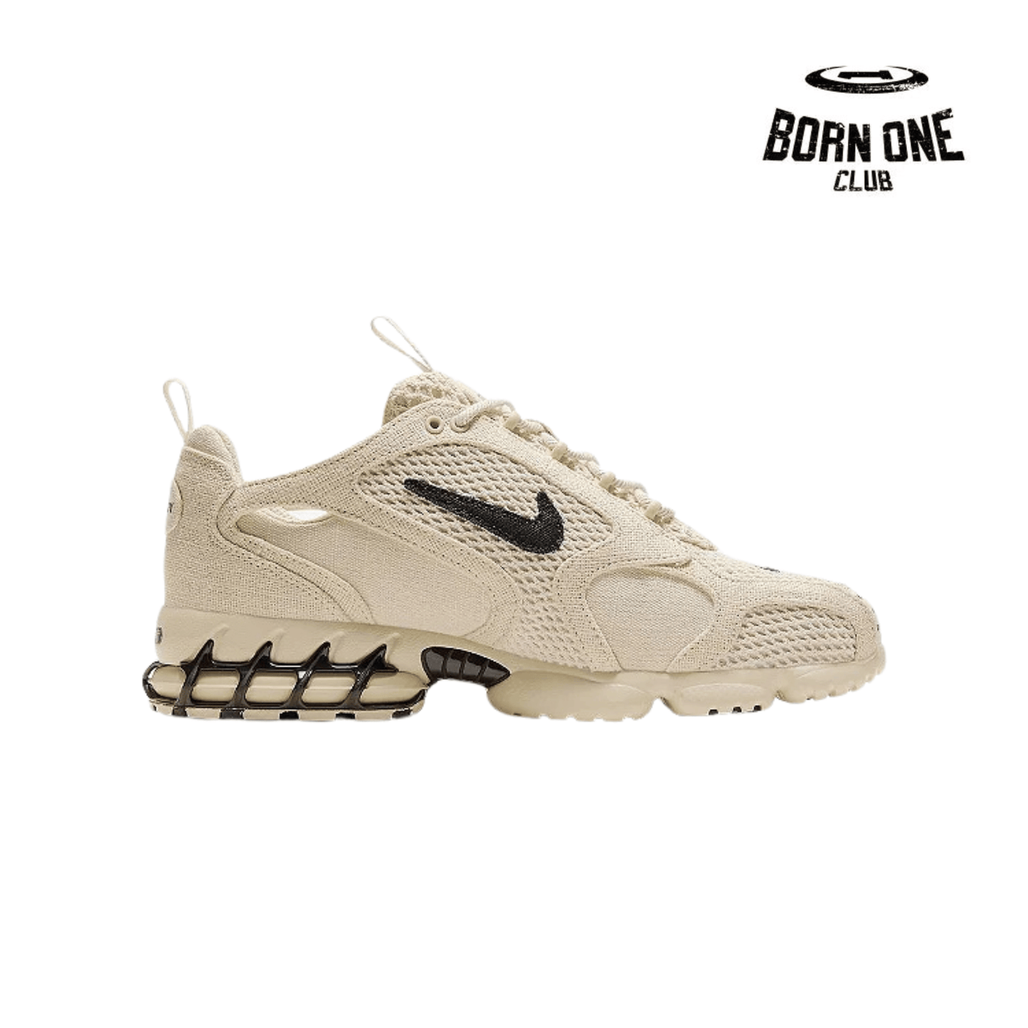 Nike Air Zoom Spiridon Cage 2 Stussy Fossil