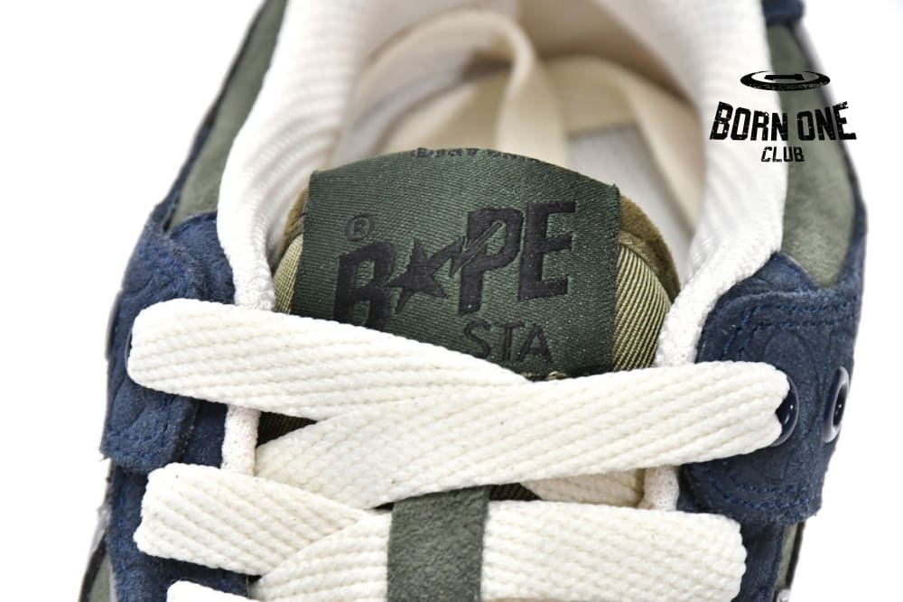 A Bathing Ape Bape SK8 Sta Army Green