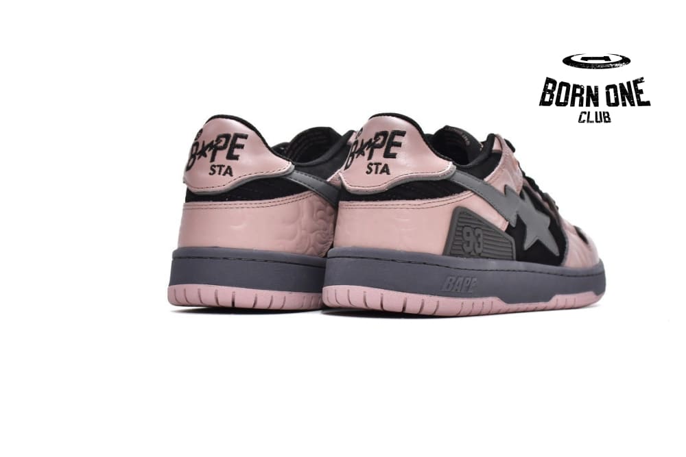 A Bathing Ape Bape SK8 Sta Black Pink