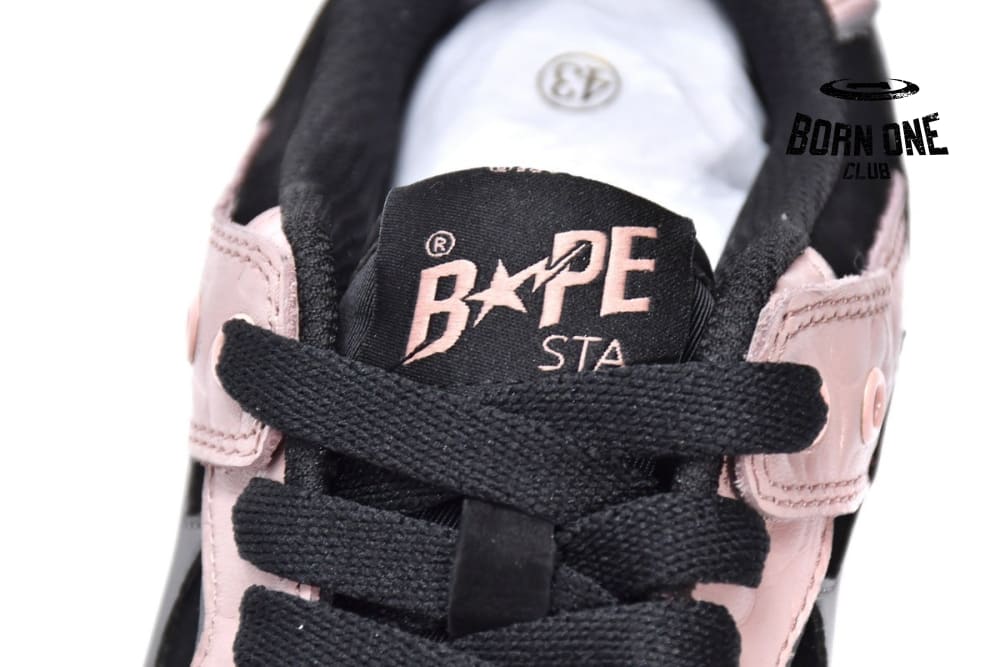 A Bathing Ape Bape SK8 Sta Black Pink