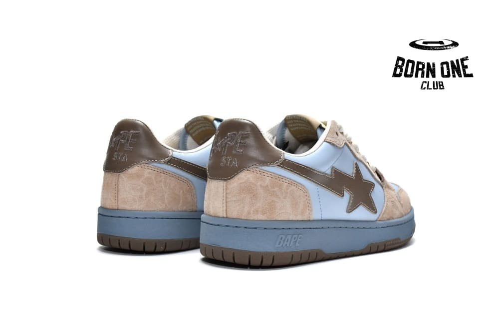 A Bathing Ape Bape SK8 Sta Light Blue