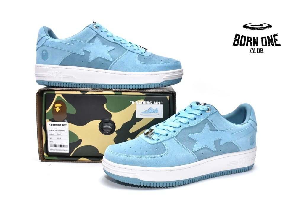 A Bathing Ape Bape SK8 Sta Morandi Blue