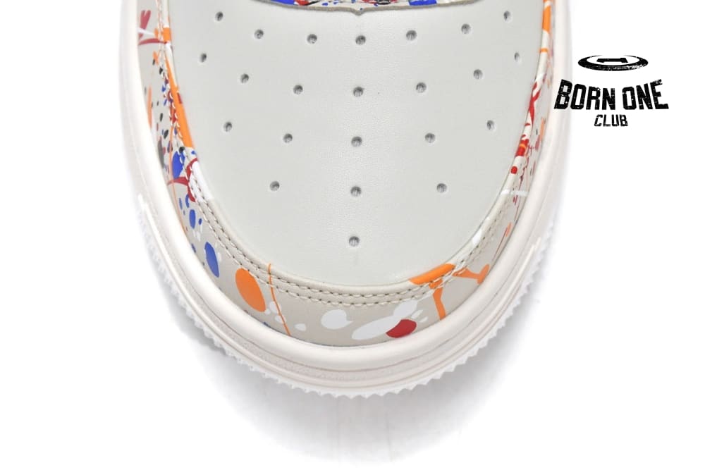 A Bathing Ape Bape SK8 Sta Paint Beige
