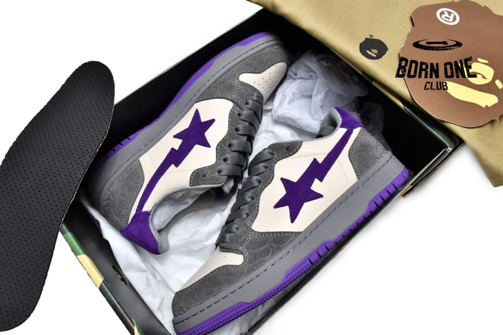 A Bathing Ape Bape SK8 Sta Purple