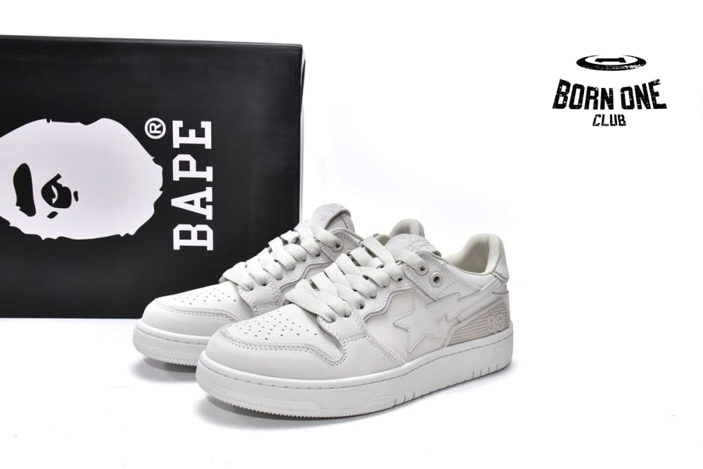 A Bathing Ape Bape SK8 Sta White