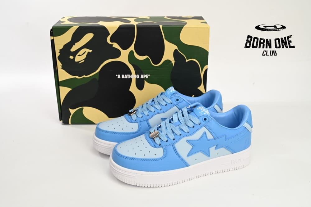 A Bathing Ape Bape Sta Low All Sky Blue OZXSHM-191-006K