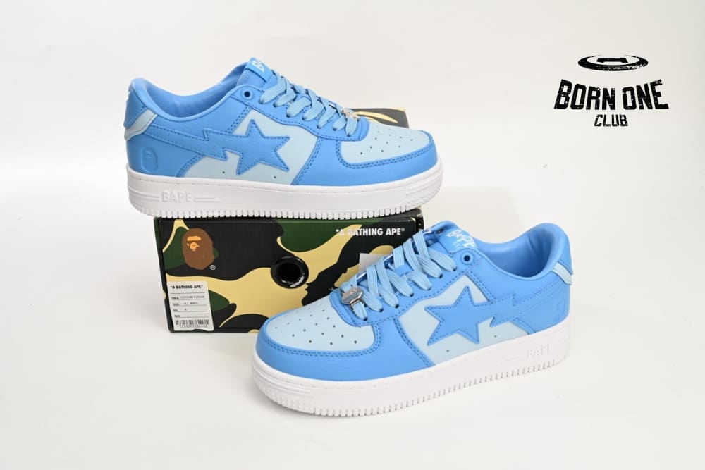 A Bathing Ape Bape Sta Low All Sky Blue OZXSHM-191-006K