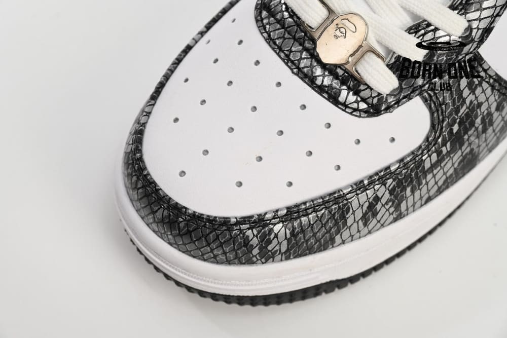 A Bathing Ape Bape Sta Snake Skin Black 001FWI801009M_BLK