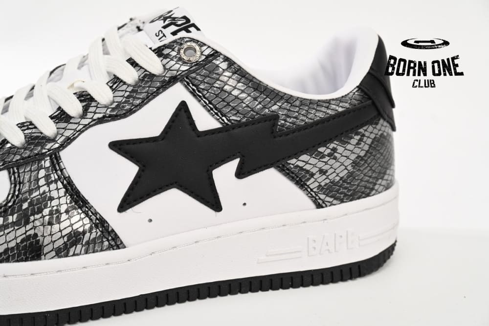 A Bathing Ape Bape Sta Snake Skin Black 001FWI801009M_BLK