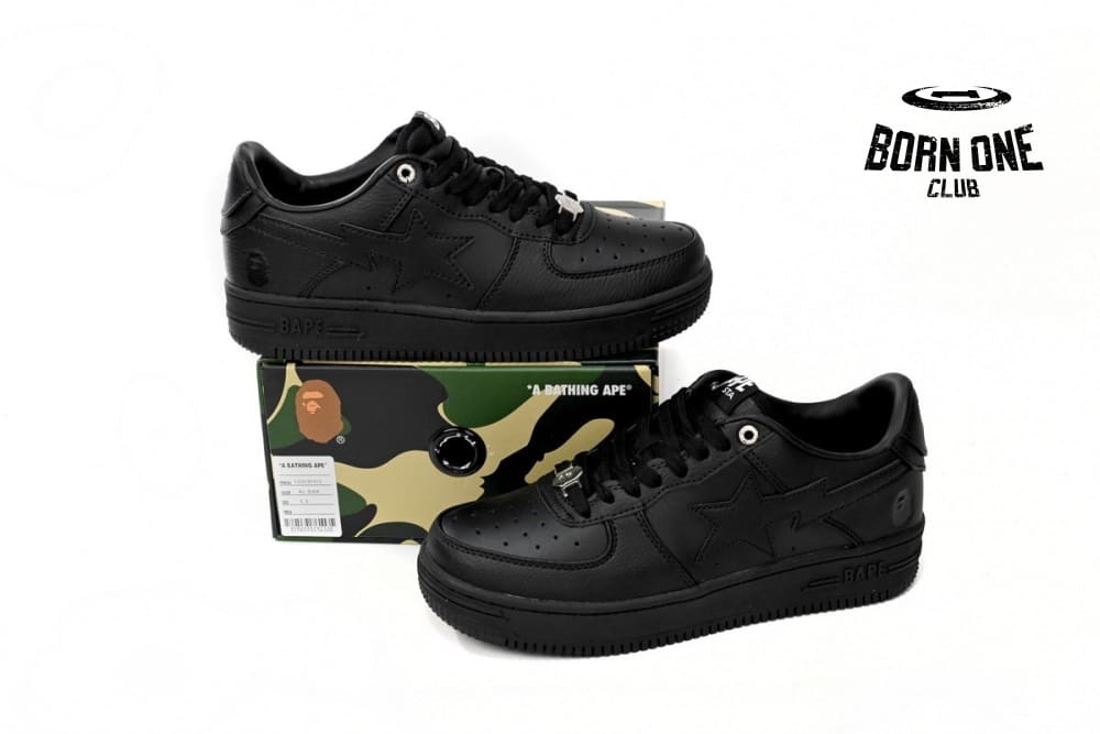 A Bathing Ape Bape Sta Triple Black 1J30-191-013