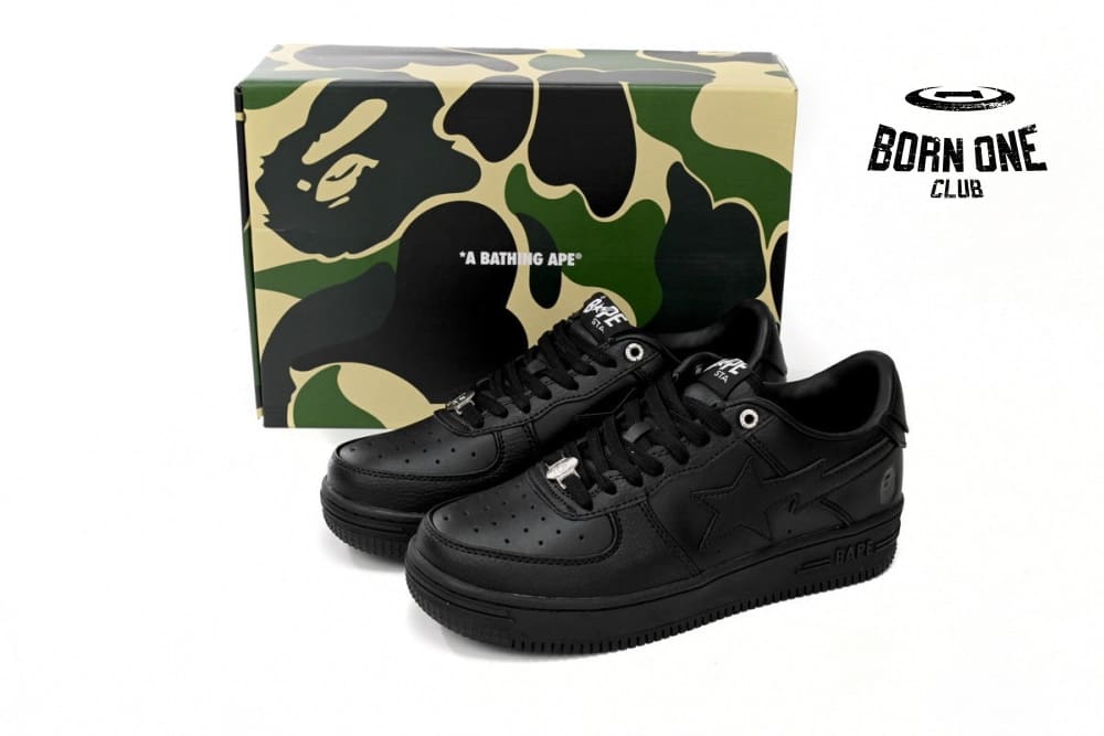 A Bathing Ape Bape Sta Triple Black 1J30-191-013