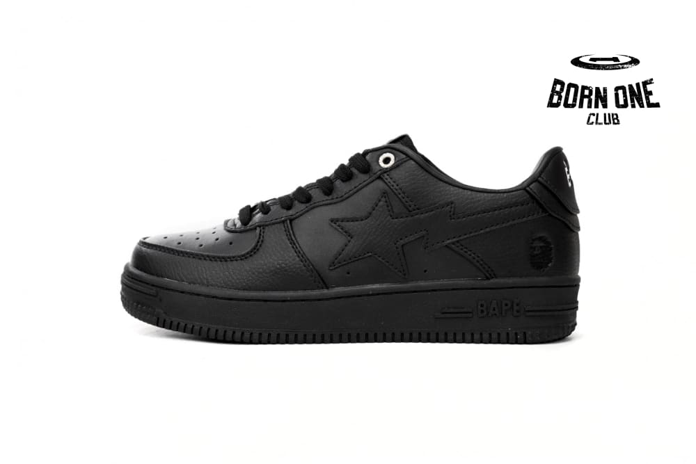 A Bathing Ape Bape Sta Triple Black 1J30-191-013