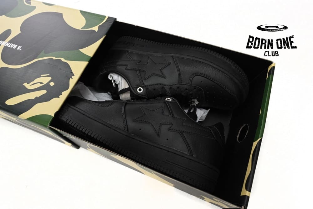A Bathing Ape Bape Sta Triple Black 1J30-191-013