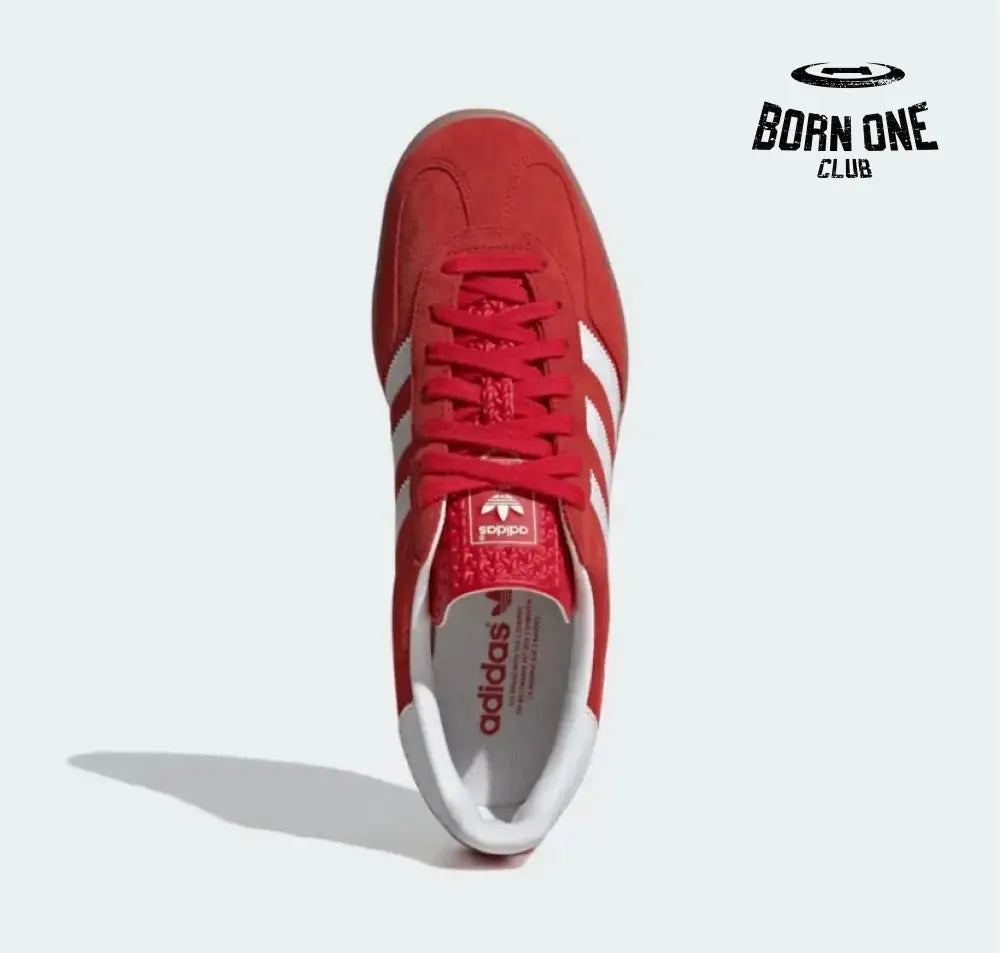 Adidas Gazelle Indoor Scarlet Cloud White Adidas Gazelle Indoor Core Black