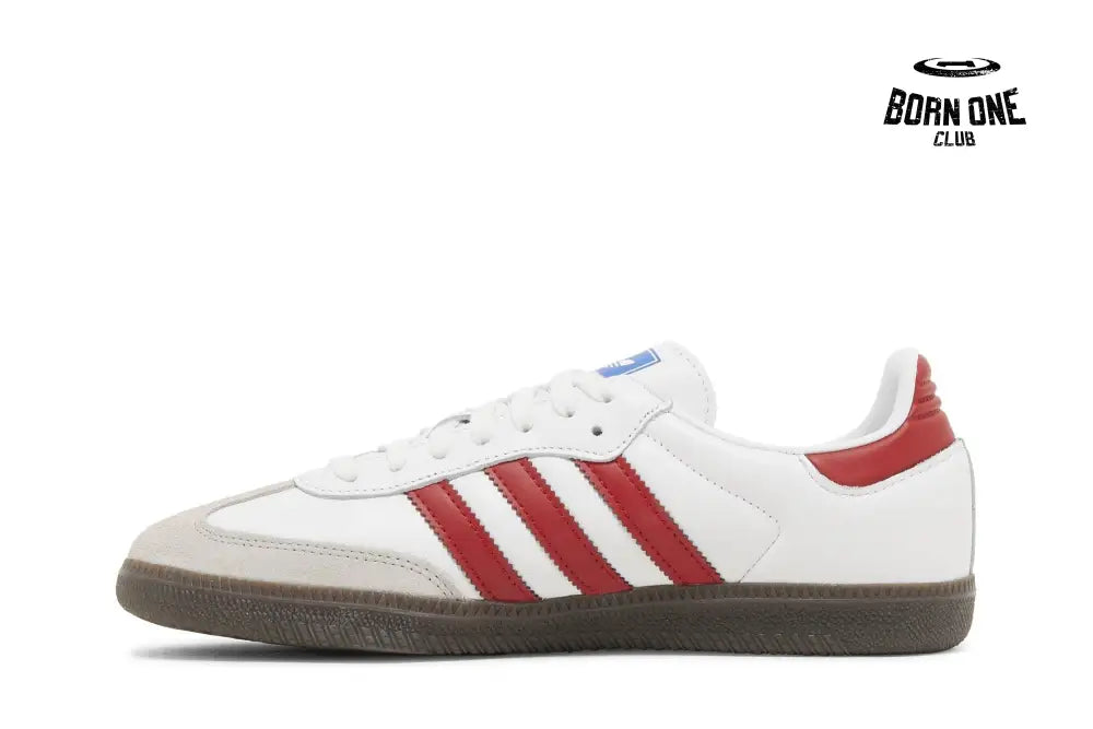 Adidas Samba OG White Scarlet