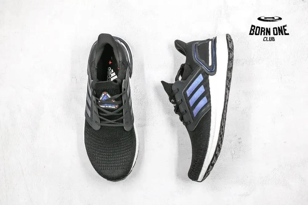 Adidas Ultraboost 20 National Lab Core Black Blue Violet Adidas Ultra Boost 20 National Lab Core Black Blue Violet