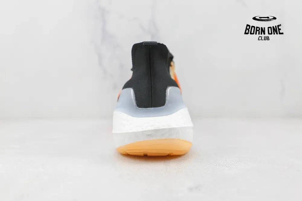 Adidas Ultraboost 22 Black Turbo Flash Orange Adidas Ultra Boost 22 Black Turbo Flash Orange