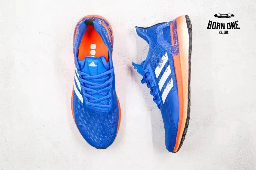 Adidas Ultraboost PB Glory Blue White Solar Red Adidas Ultra Boost PB Glory Blue White Solar Red