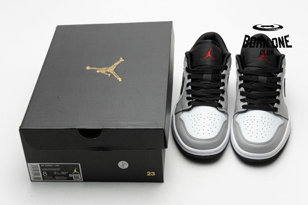 Air Jordan 1 Low Light Smoke Grey 553558-030