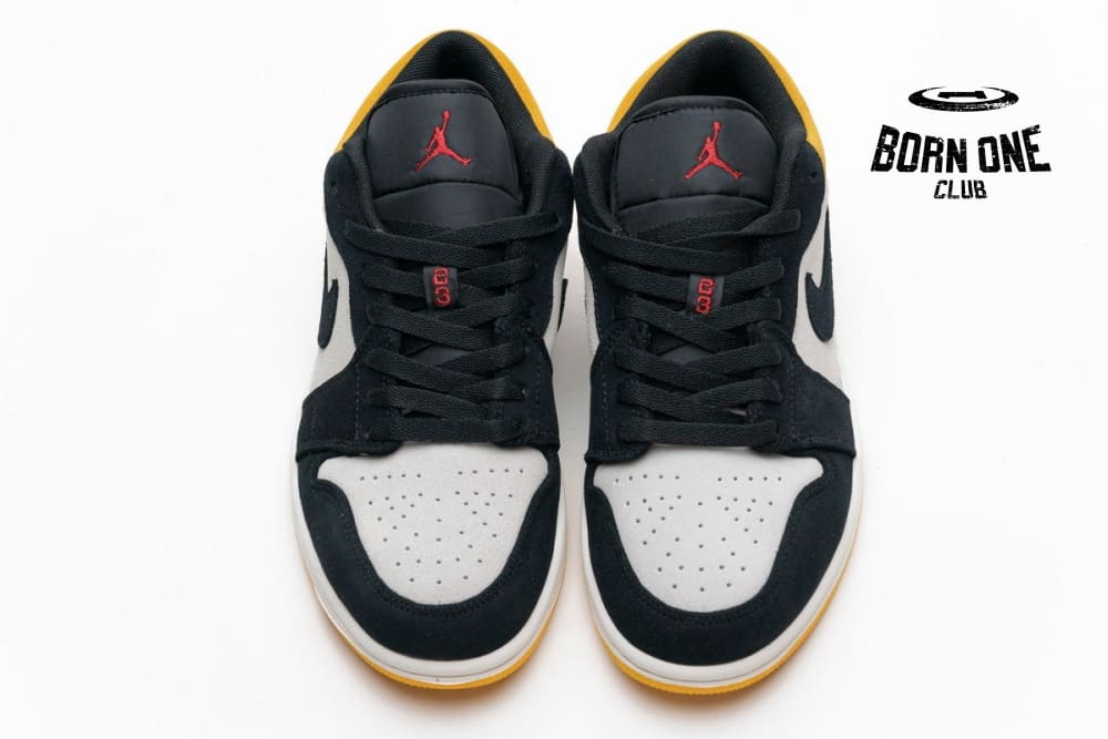 Air Jordan 1 Low Sail University Gold Black 553558-127