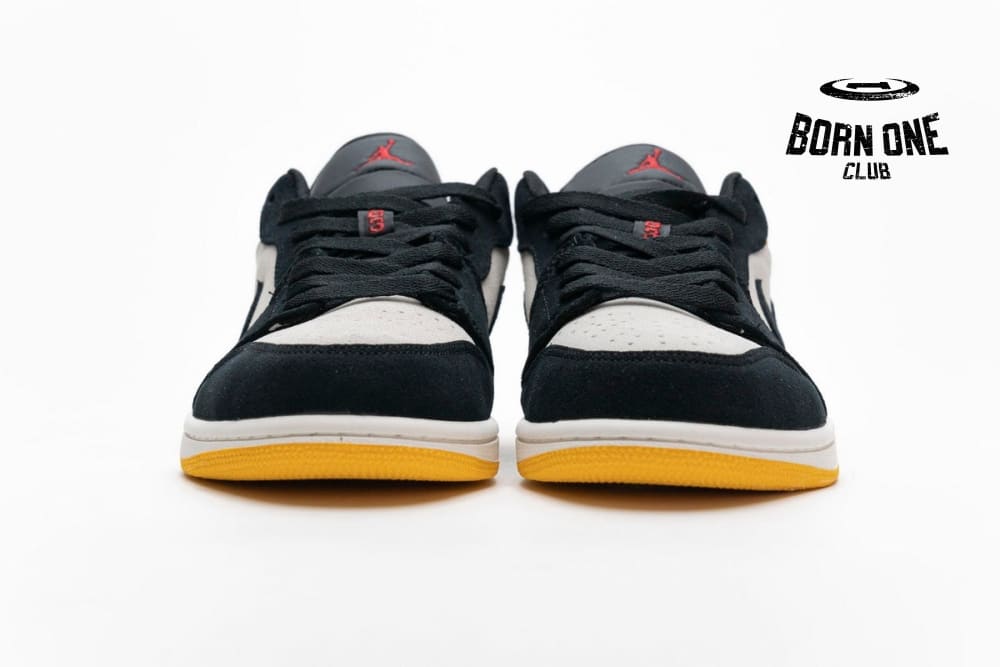 Air Jordan 1 Low Sail University Gold Black 553558-127