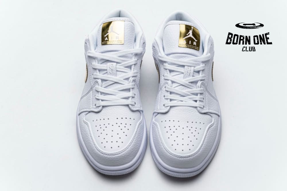 Air Jordan 1 Low White Metallic Gold (W) CZ4776-100
