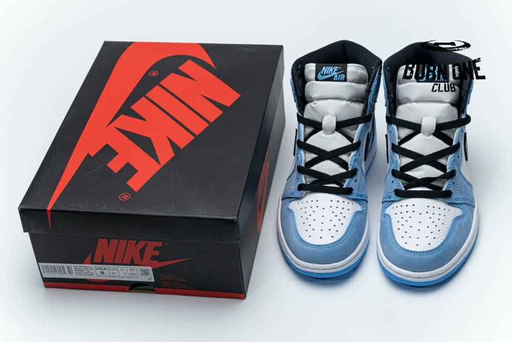 Air Jordan 1 Retro High White University Blue Black 555088-134