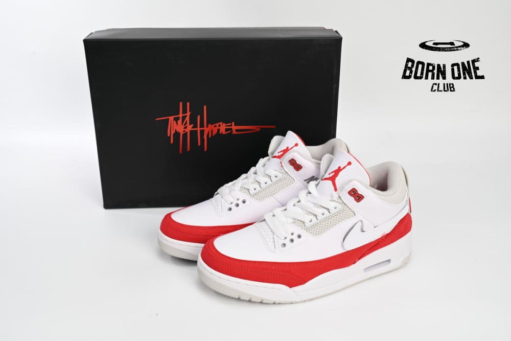 Air Jordan 3 Retro Tinker White University Red