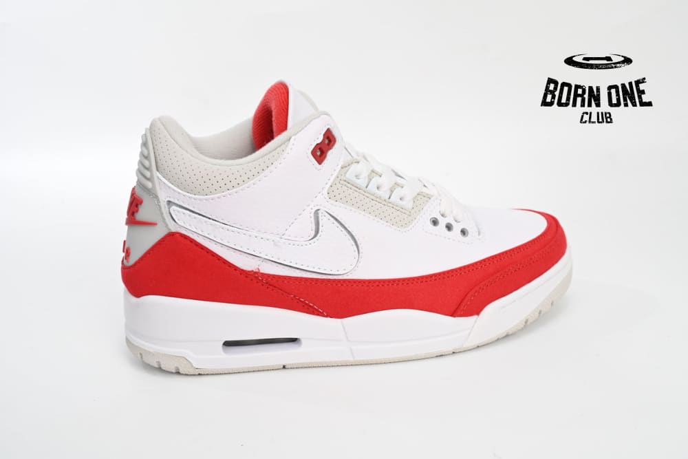 Air Jordan 3 Retro Tinker White University Red