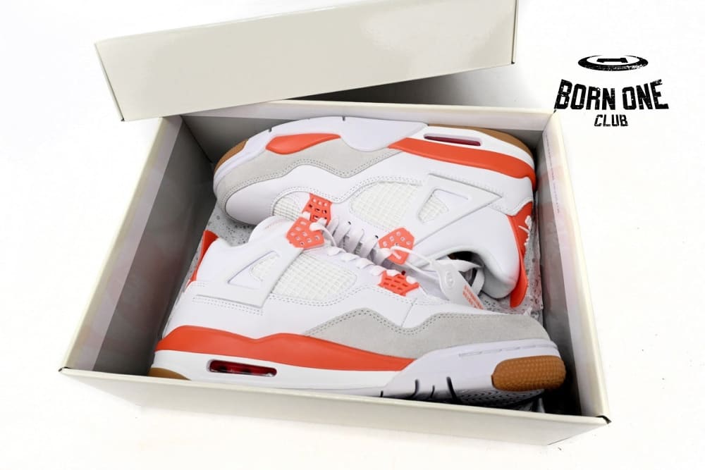 Air Jordan 4 White Orange DR5415-108