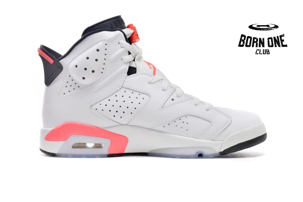 Air Jordan 6 Retro Infrared White 384664-123
