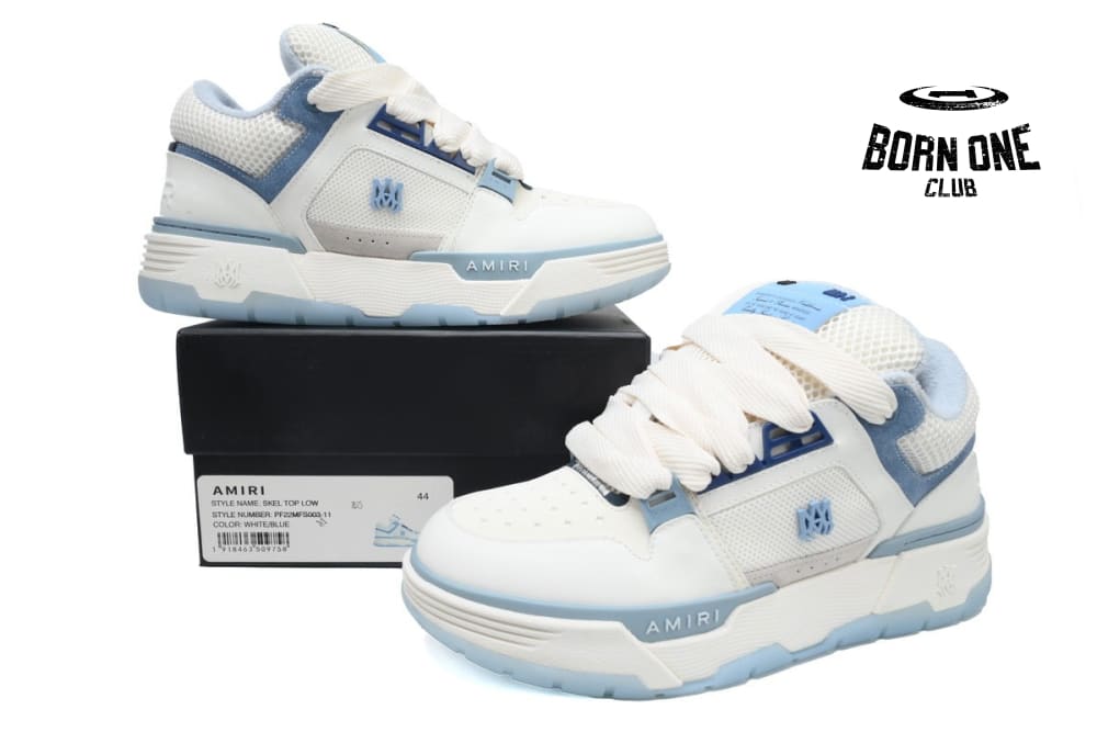 AMIRI MA-1 White Blue SS23MFS012-123