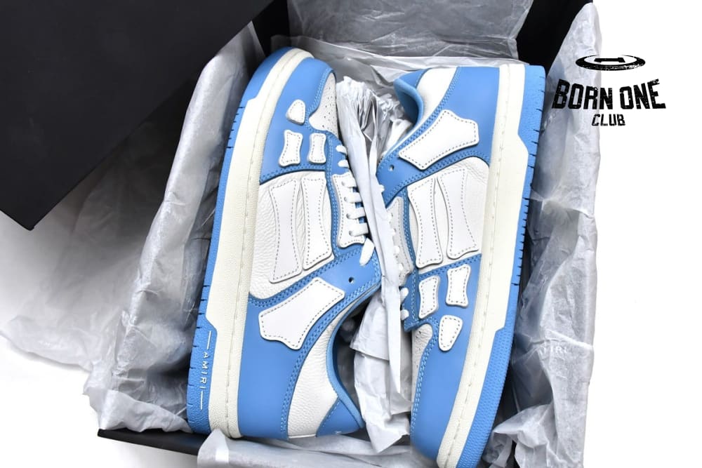 Amiri Skel Top low Top Sneakers White Blue