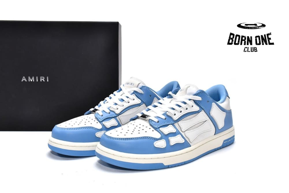 Amiri Skel Top low Top Sneakers White Blue