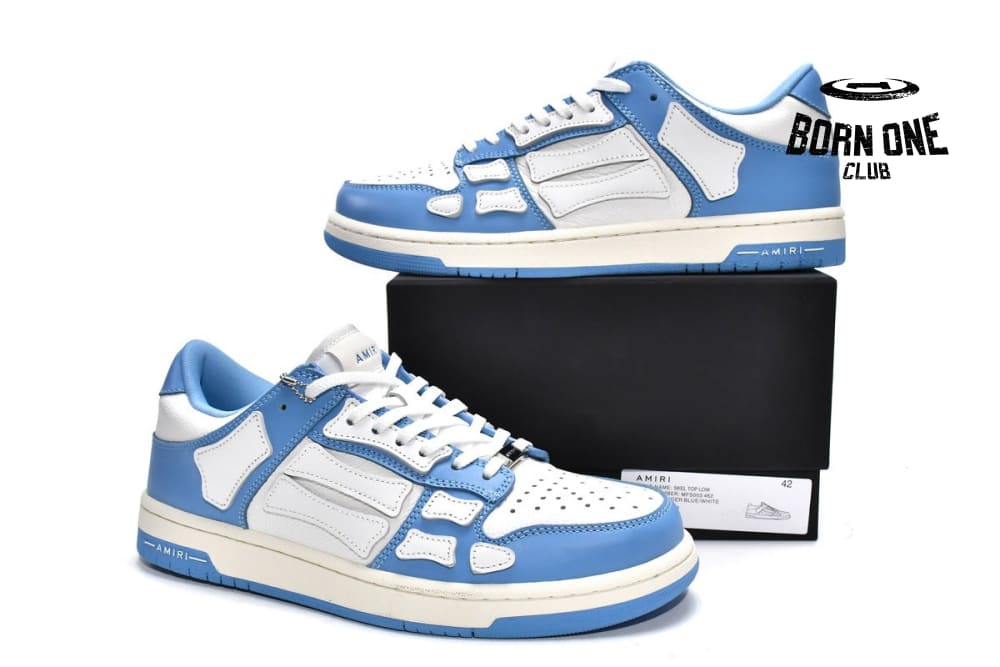 Amiri Skel Top low Top Sneakers White Blue