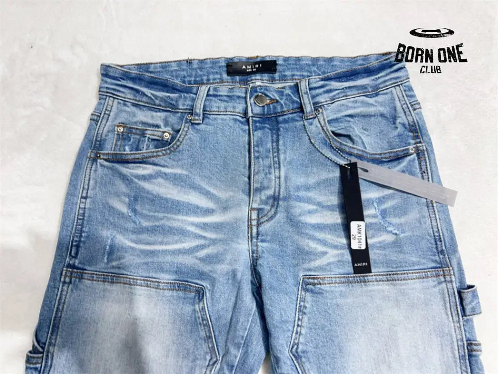 Amiri Vibe Jeans Blue Calça Jeans Flare