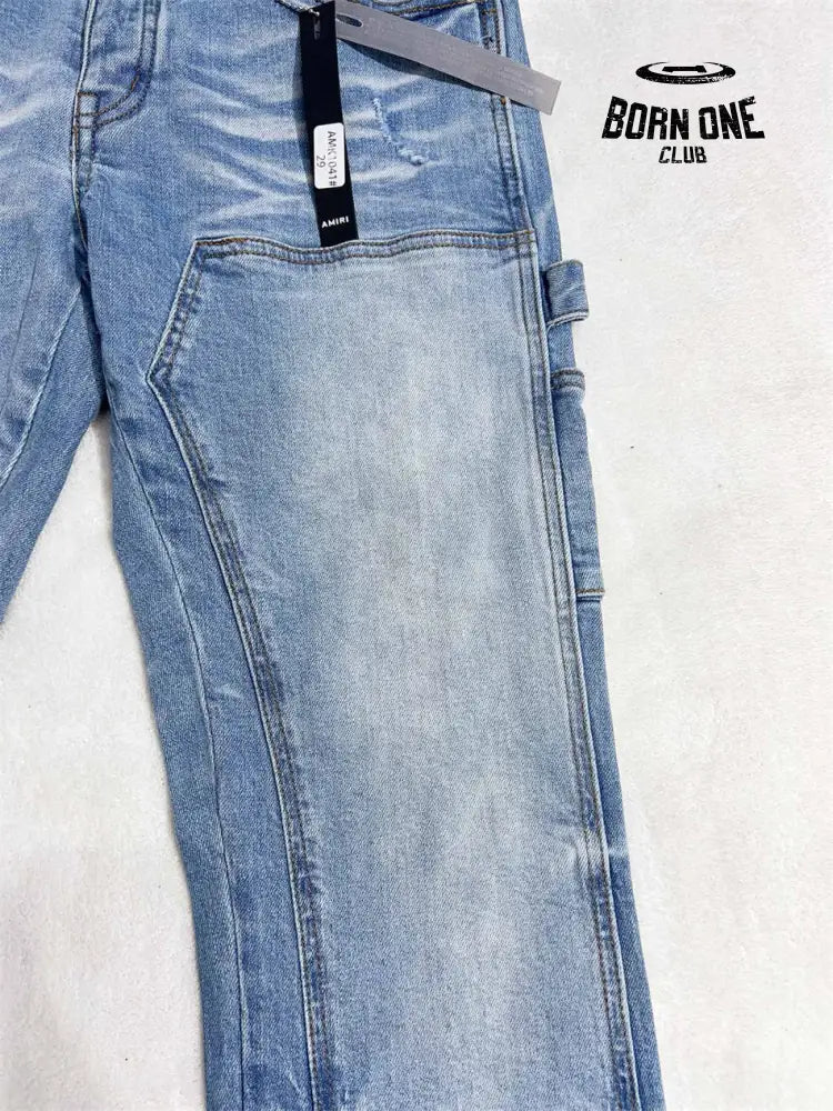 Amiri Vibe Jeans Blue Calça Jeans Flare