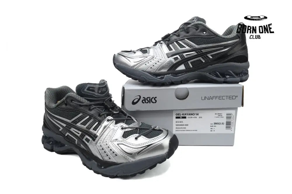 ASICS Gel-Kayano 14 Unaffected Infinite Wonders Pack Black Silver