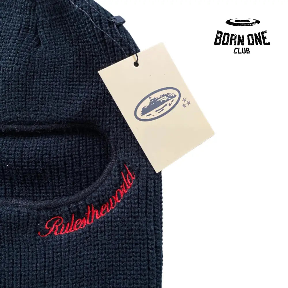 Balaclava Corteiz Rules The World Red