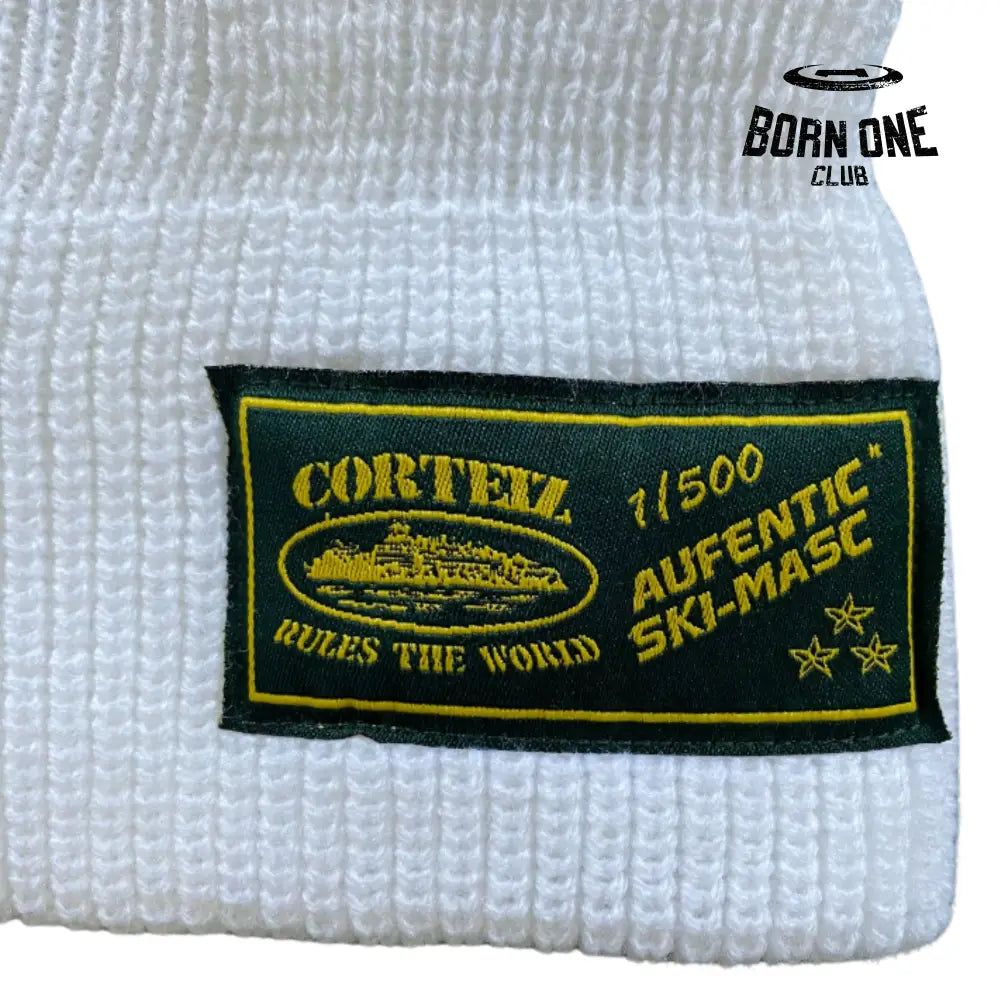 Balaclava Corteiz Rules The World White