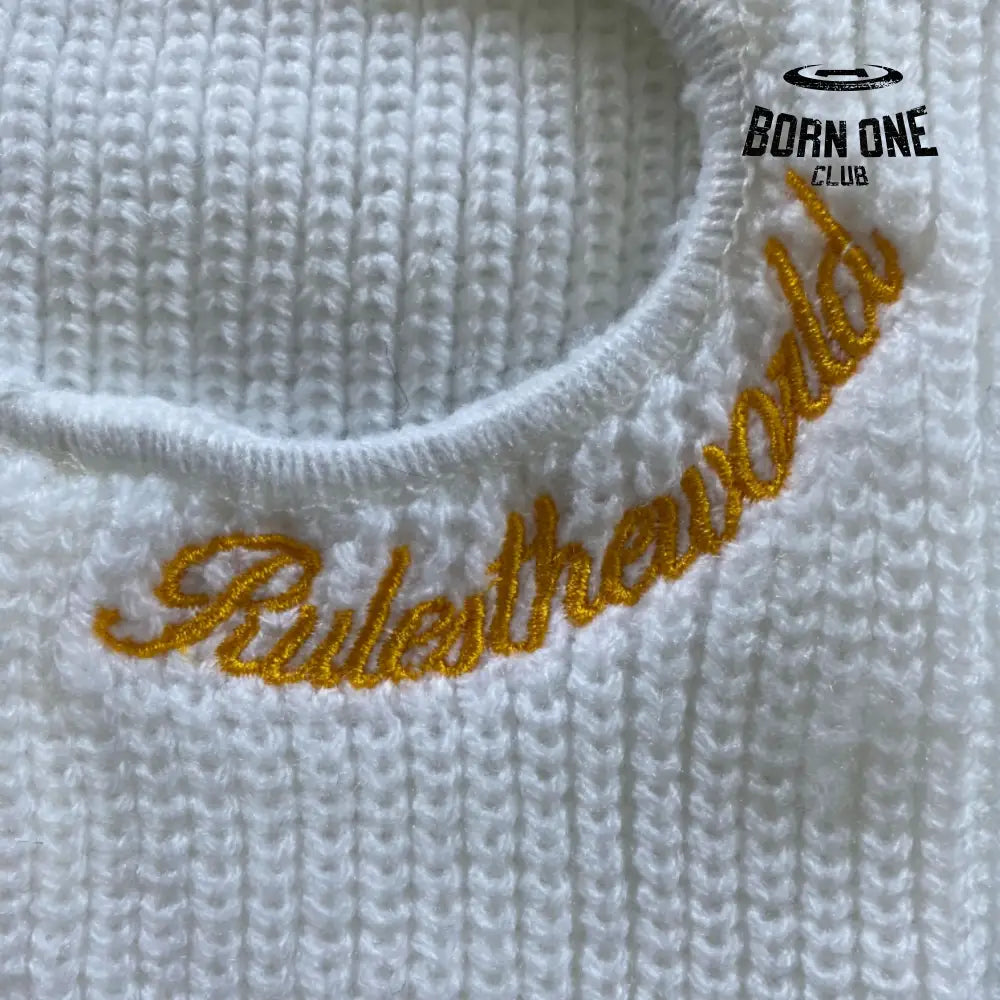 Balaclava Corteiz Rules The World White