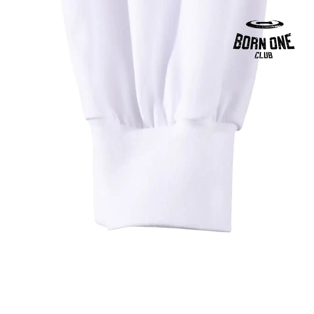 Balenciaga Basketball Long Sleeve Large Fit T-Shirt in Off White Camiseta