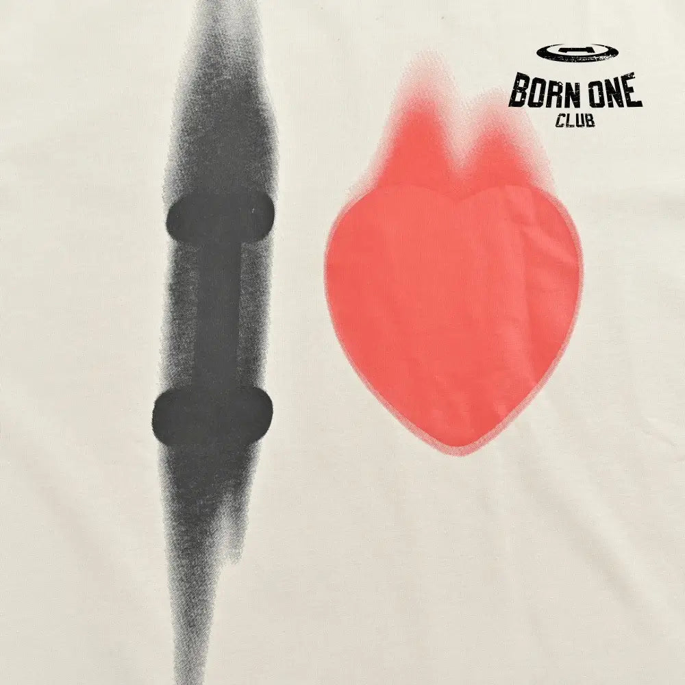 Balenciaga Beige T-Shirt with Abstract Graphic Camiseta T-shirt