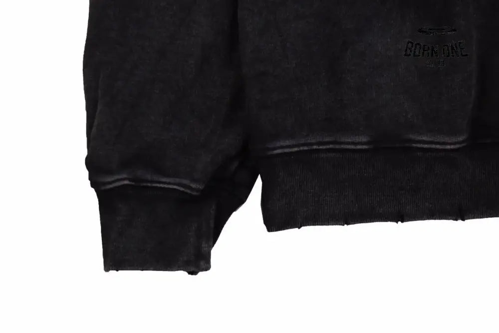 Balenciaga Black Crest Hoodie Moletom Sweatshirts