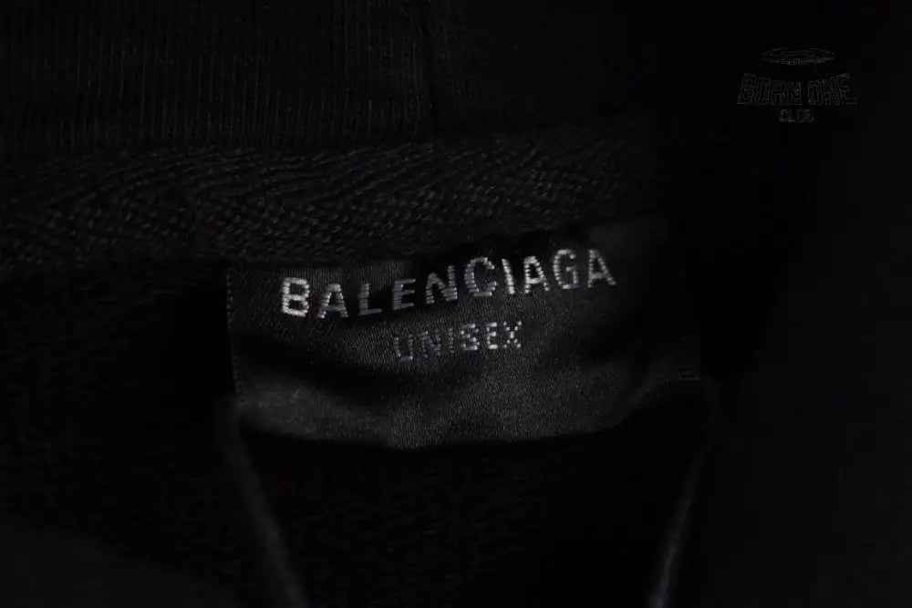Balenciaga Black Crest Hoodie Moletom Sweatshirts