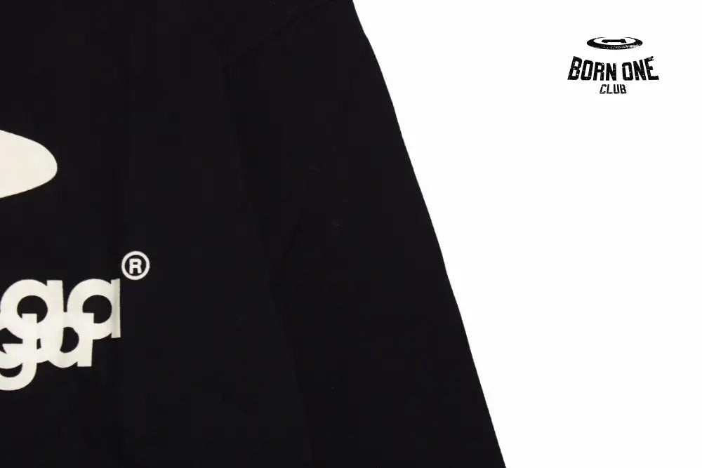 Balenciaga Black Graphic Hoodie Moletom Sweatshirts